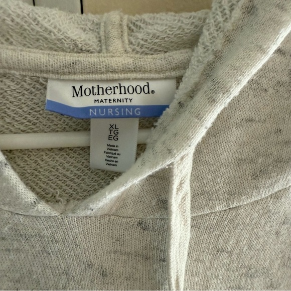 Motherhood Maternity Long Sleeve Nursing Zipper Hoodie Milk Machine XL - Picture 4 of 7